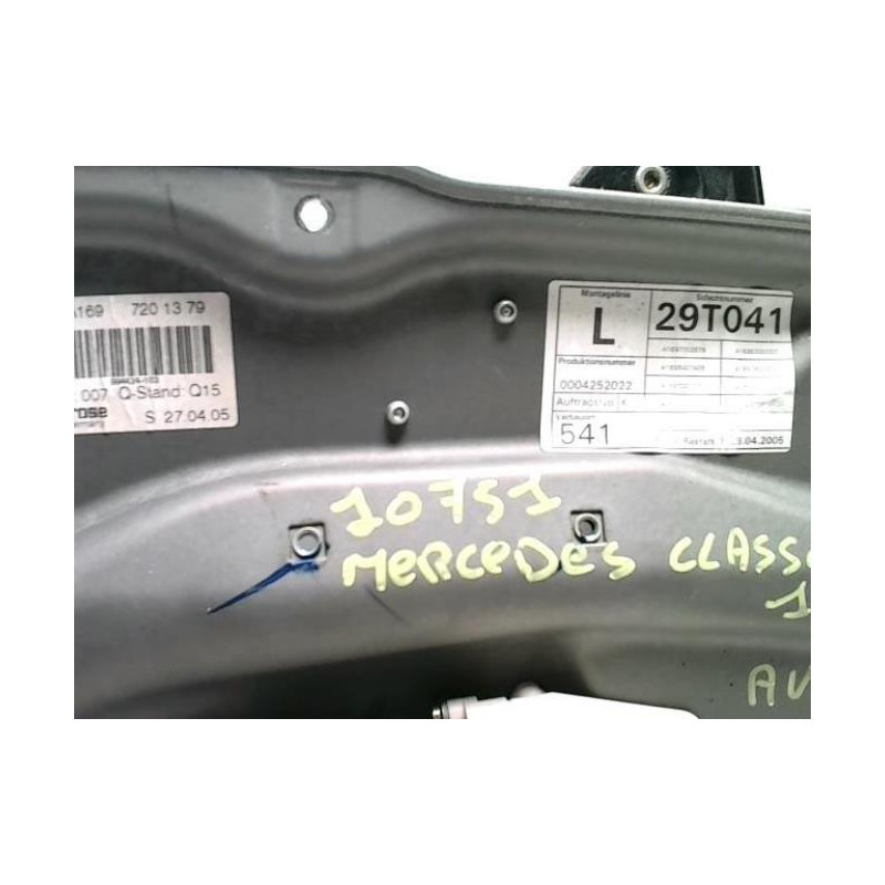 Leve vitre electrique avant gauche MERCEDES CLASSE A 169 PHASE 1 d’occasion