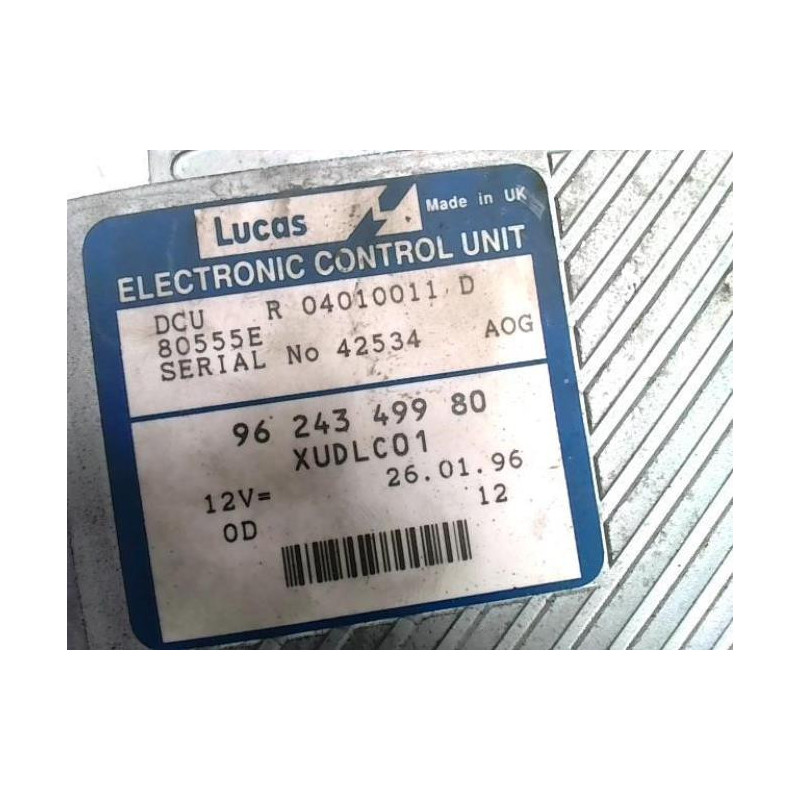 Calculateur moteur CITROEN XANTIA PHASE 1 d’occasion