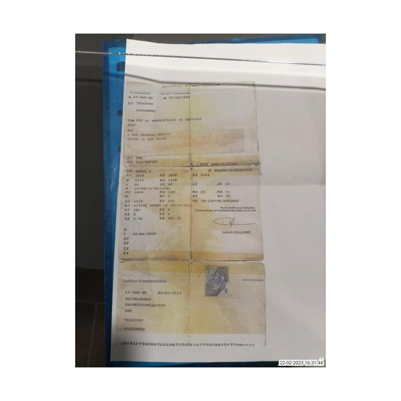 Serrure de coffre BMW SERIE 3 E46 COUPE PHASE 1 d’occasion