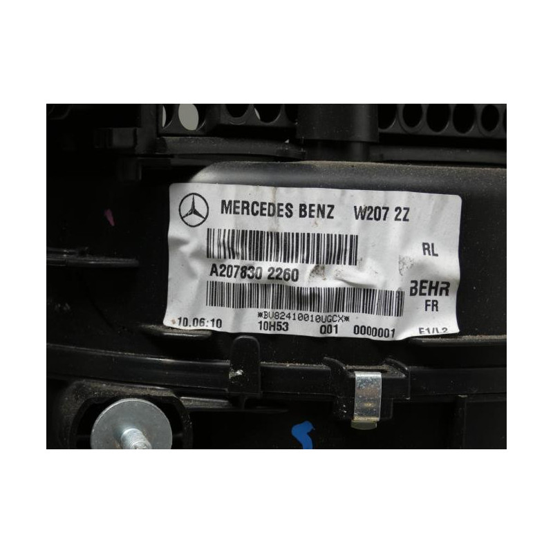 Bloc chauffage MERCEDES CLASSE E 207 PHASE 1 CABRIOLET d’occasion