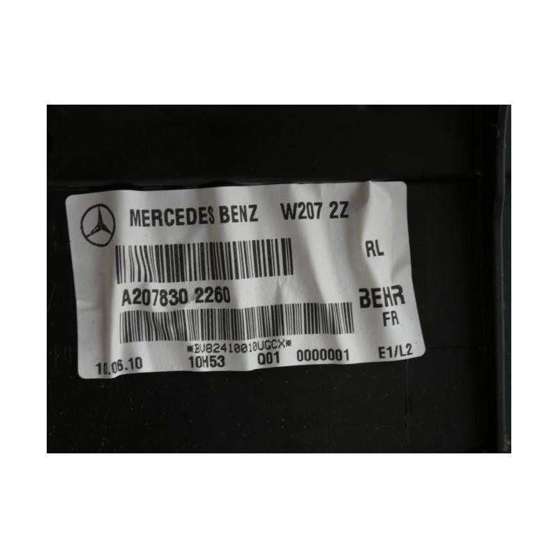 Bloc chauffage MERCEDES CLASSE E 207 PHASE 1 CABRIOLET d’occasion