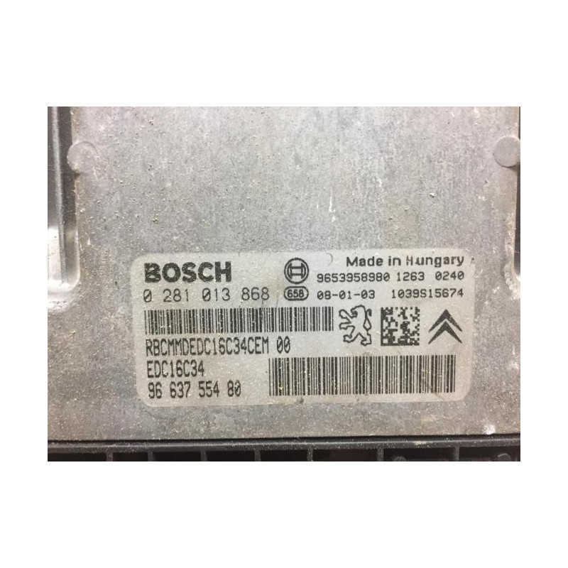 Calculateur moteur PEUGEOT 207 PHASE 1 d’occasion
