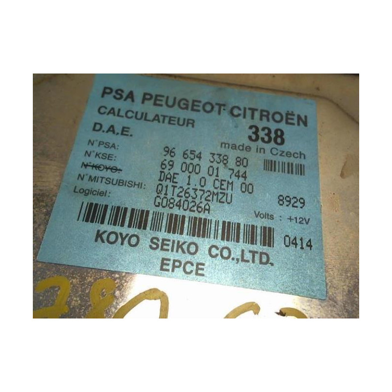 Calculateur CITROEN C3 1 PHASE 2 d’occasion