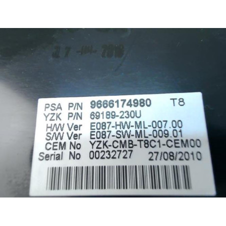 Compteur PEUGEOT 5008 1 PHASE 1 d’occasion