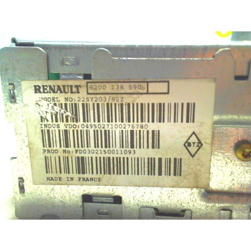 Autoradio d'origine RENAULT LAGUNA 2 PHASE 1 d’occasion