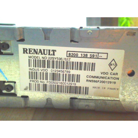 Autoradio d'origine RENAULT LAGUNA 2 PHASE 1 d’occasion
