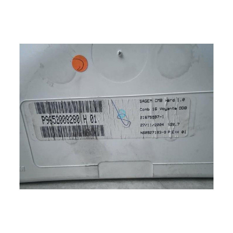 Compteur CITROEN C3 1 PHASE 1 d’occasion