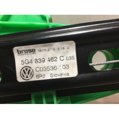 Leve vitre electrique arriere droit VOLKSWAGEN GOLF 7 PHASE 1 d’occasion