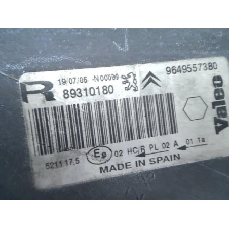 Optique avant principal droit (feux)(phare) CITROEN XSARA PICASSO PHASE 2 d’occasion