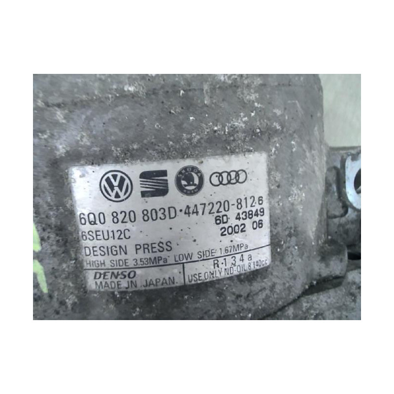 Compresseur clim VOLKSWAGEN POLO 4 PHASE 1 d’occasion