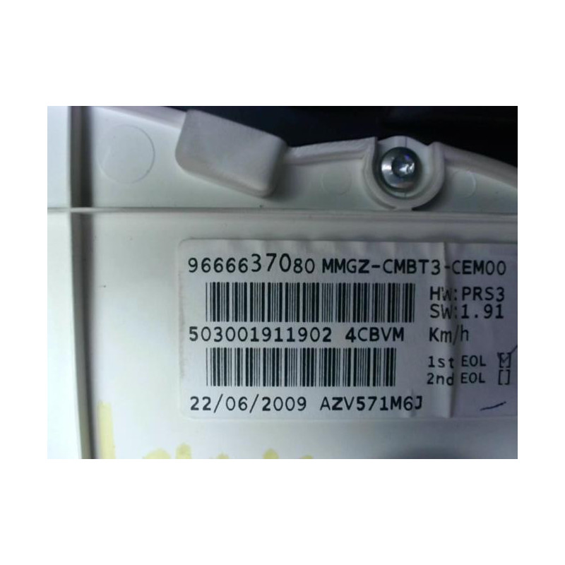 Compteur PEUGEOT 206+ d’occasion