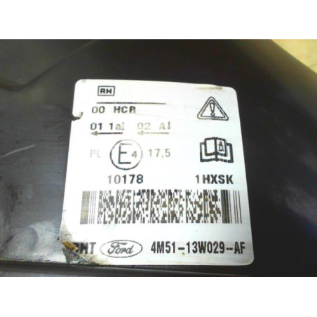 Optique avant principal droit (feux)(phare) FORD FOCUS 2 PHASE 1 d’occasion