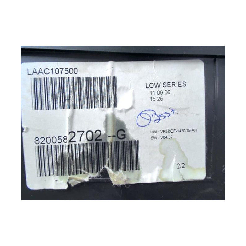 Compteur RENAULT CLIO 3 PHASE 1 d’occasion