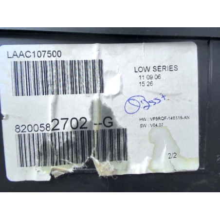 Compteur RENAULT CLIO 3 PHASE 1 d’occasion