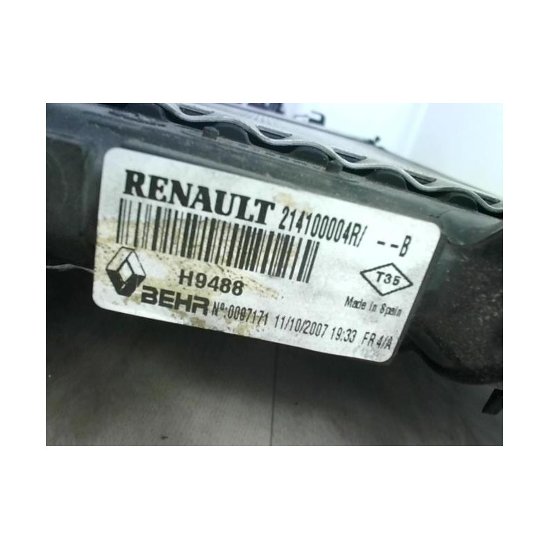 Radiateur eau RENAULT LAGUNA 3 PHASE 1 d’occasion