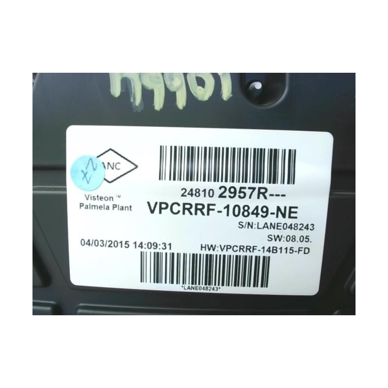 Compteur RENAULT CLIO 4 PHASE 1 d’occasion