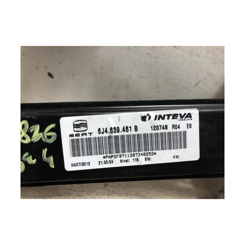 Leve vitre mecanique arriere gauche SEAT IBIZA 4 PHASE 2 d’occasion