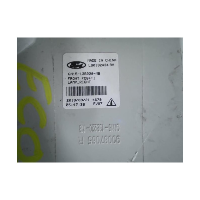 Optique avant secondaire droit (feux)(clignotant) FORD ECOSPORT PHASE 3 d’occasion