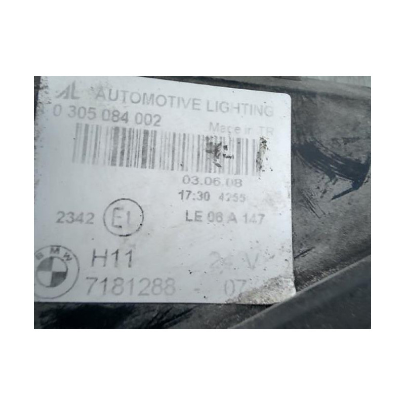 Optique avant secondaire droit (feux)(clignotant) BMW SERIE 1 E81 d’occasion