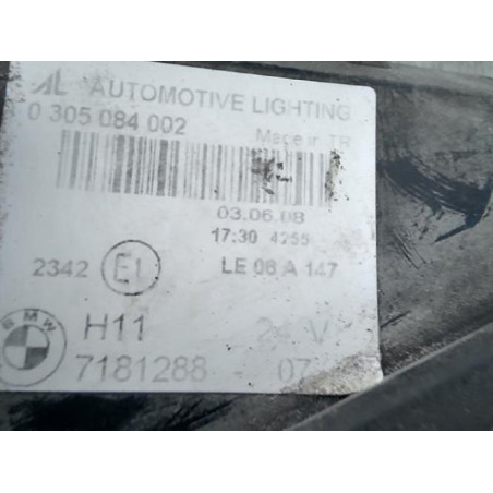 Optique avant secondaire droit (feux)(clignotant) BMW SERIE 1 E81 d’occasion
