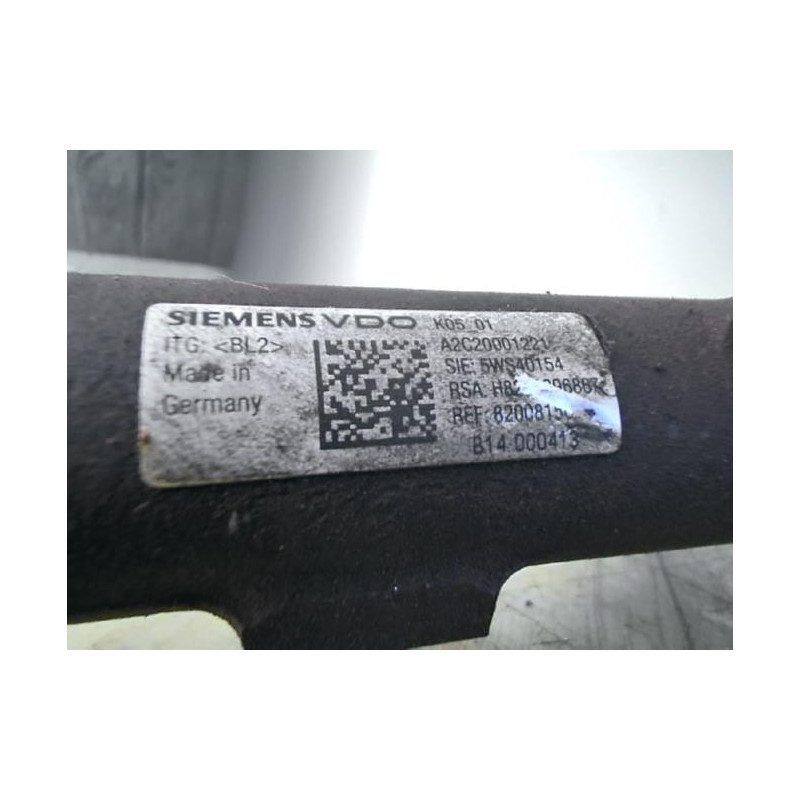 Rampe injection RENAULT MEGANE 2 PHASE 2 d’occasion