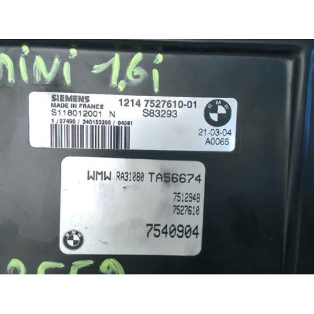 Calculateur MINI MINI 1 R50/R53 PHASE 1 d’occasion