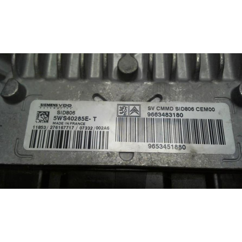 Calculateur moteur CITROEN C2 PHASE 1 d’occasion