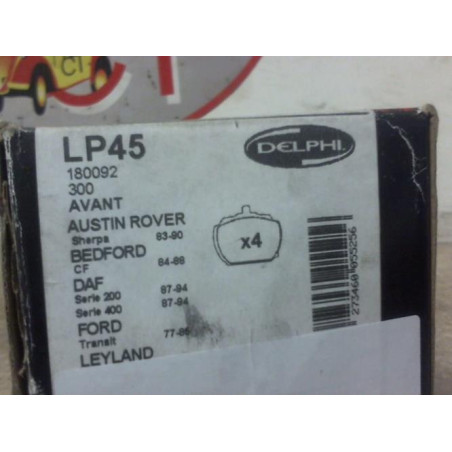 Plaquettes de frein  FORD:AUSTIN ROVER  d’occasion