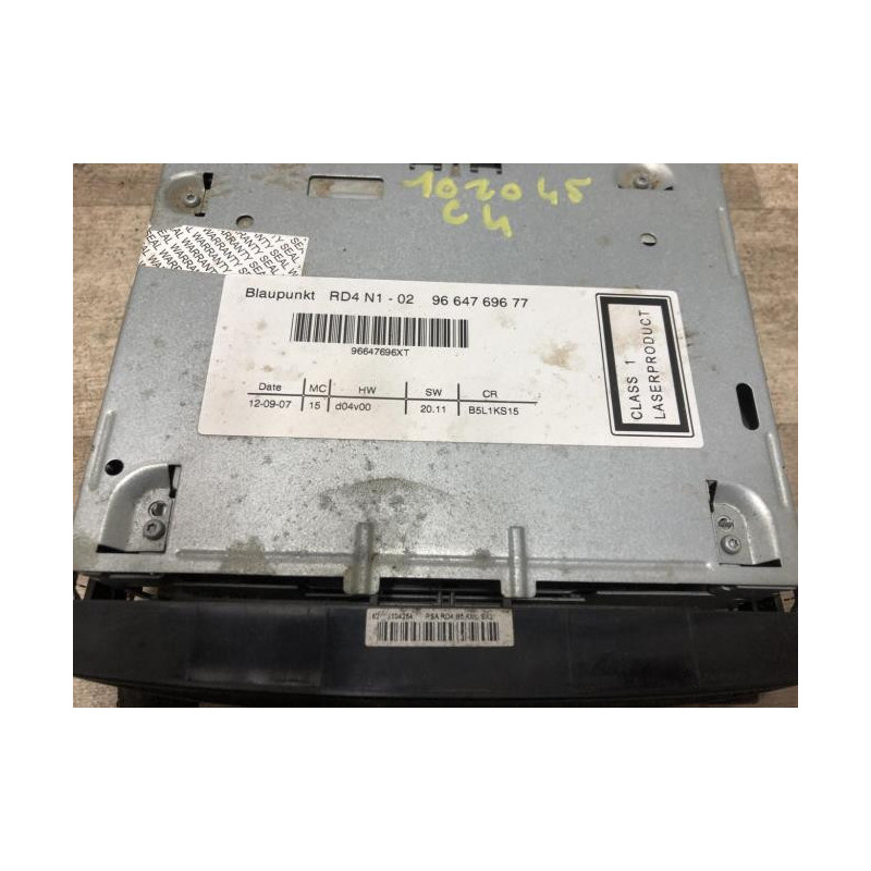 Autoradio d'origine CITROEN C4 1 PHASE 1 d’occasion