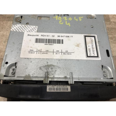 Autoradio d'origine CITROEN C4 1 PHASE 1 d’occasion