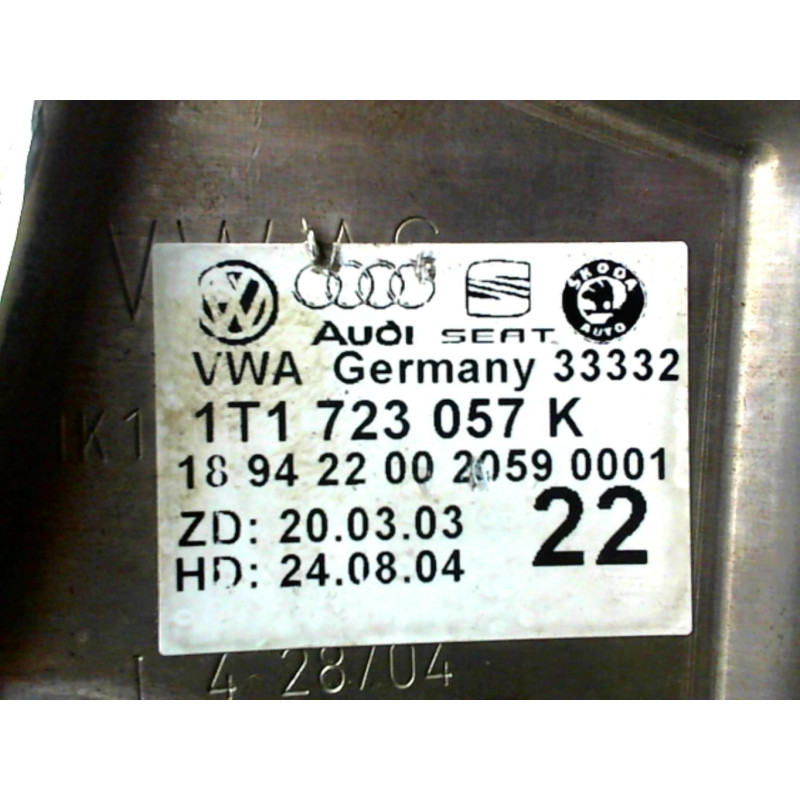 Pedalier de frein VOLKSWAGEN TOURAN 1 PHASE 1 d’occasion