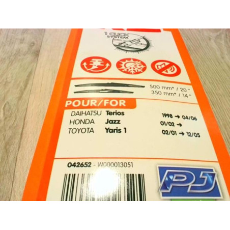 Balais essuie glace avant TOYOTA YARIS 1 PHASE 1 d’occasion