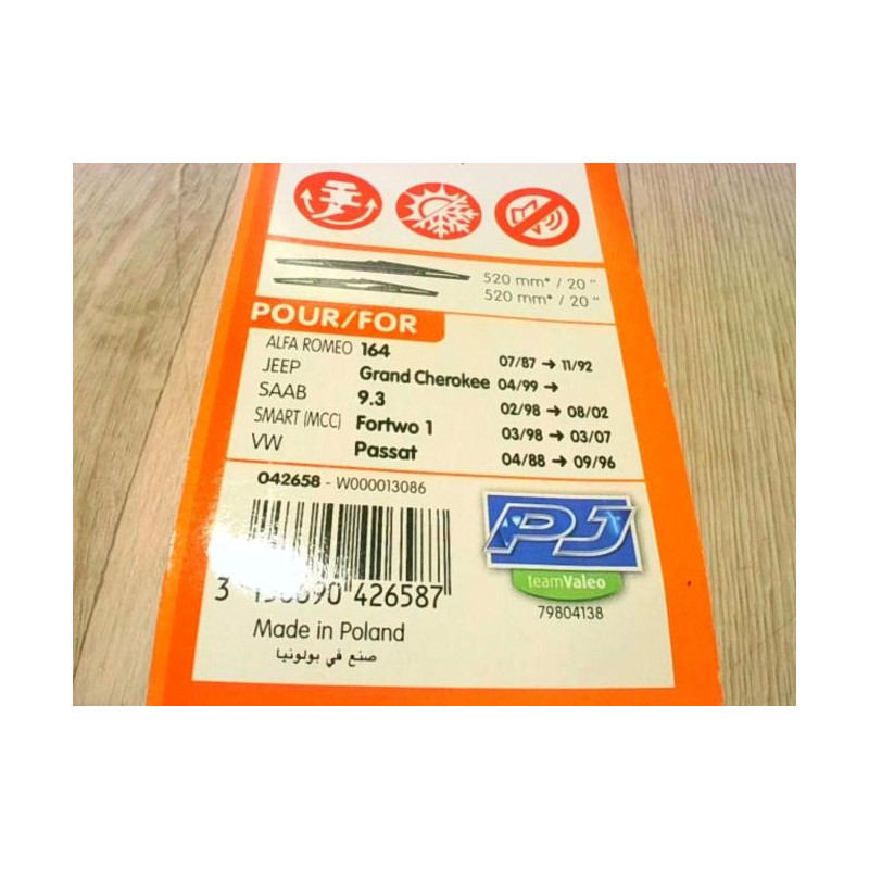 Balais essuie glace avant VOLKSWAGEN PASSAT 4 PHASE 1 d’occasion
