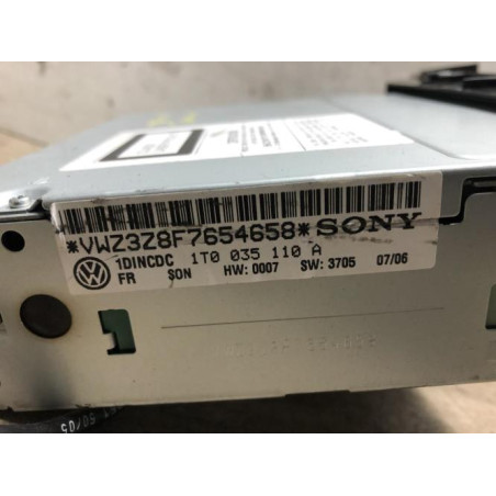 Chargeur CD VOLKSWAGEN TOURAN 1 PHASE 1 d’occasion