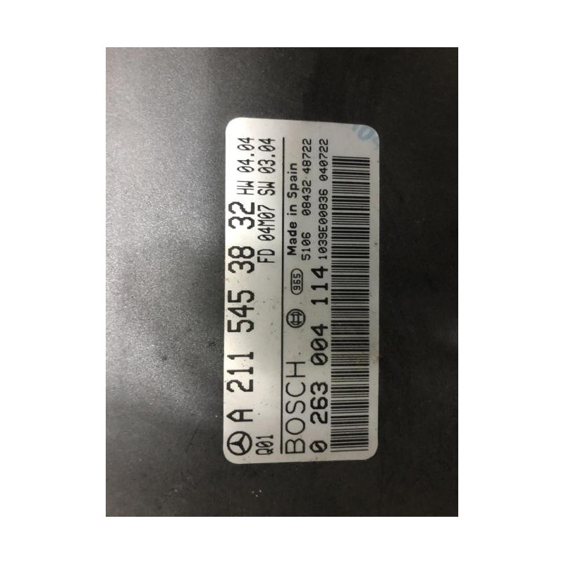 Module d'allumage (allumage) MERCEDES CLASSE E 211 PHASE 1 d’occasion