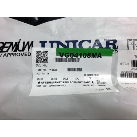Moulure de pare choc avant VOLKSWAGEN POLO 4 PHASE 1 d’occasion