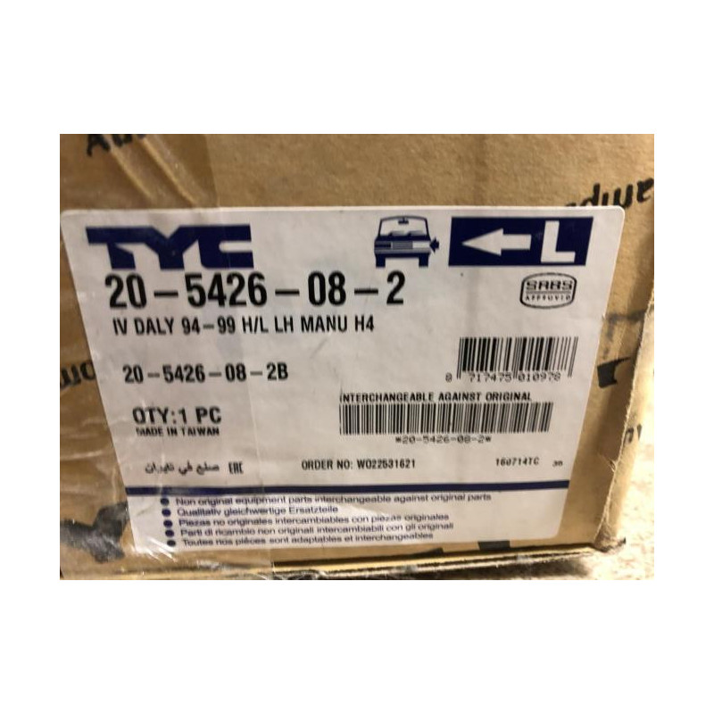 Optique avant principal gauche (feux)(phare) IVECO  d’occasion