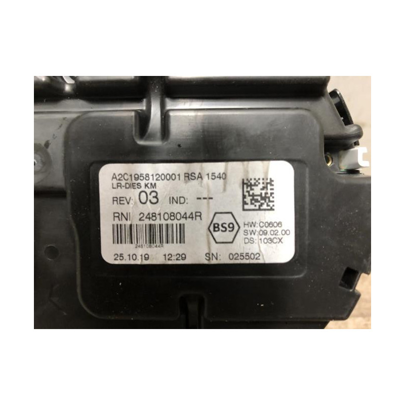 Compteur RENAULT MEGANE 4 PHASE 1 d’occasion