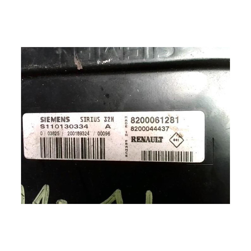 Calculateur moteur RENAULT CLIO 2 PHASE 1 d’occasion