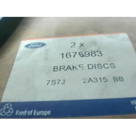Paire de disques arriere (freinage) FORD MONDEO 2 d’occasion