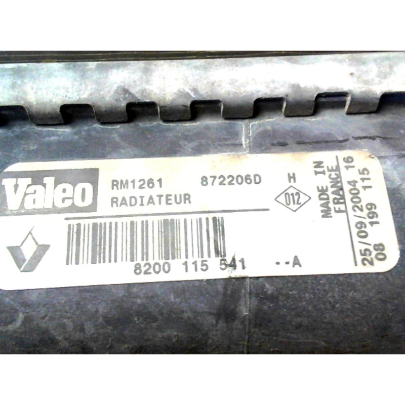 Radiateur eau RENAULT MEGANE 2 PHASE 1 d’occasion