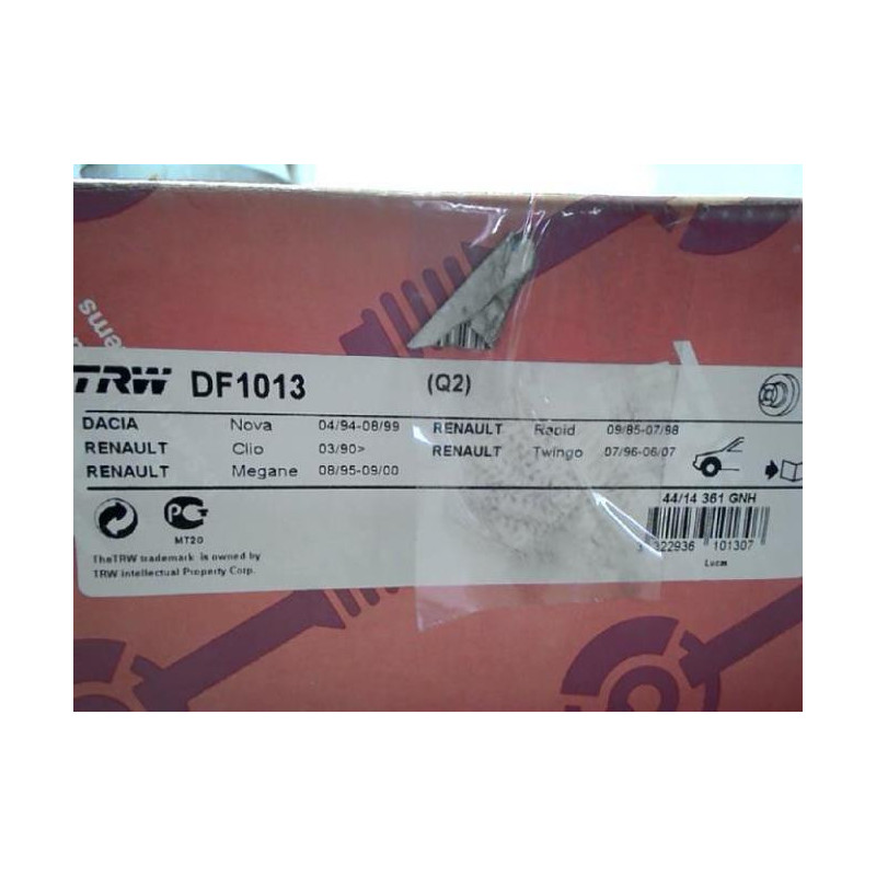Paire de disques avant (freinage) RENAULT TWINGO 1 PHASE 3 d’occasion