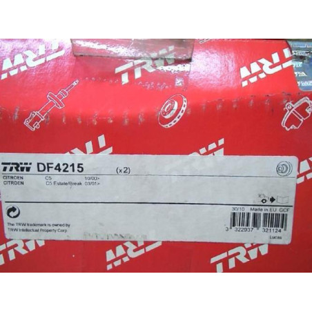 Paire de disques avant (freinage) CITROEN C5 1 PHASE 1 d’occasion