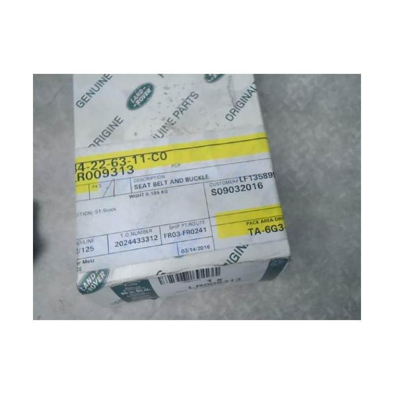 Attache ceinture avant droit LAND ROVER DISCOVERY 5 d’occasion