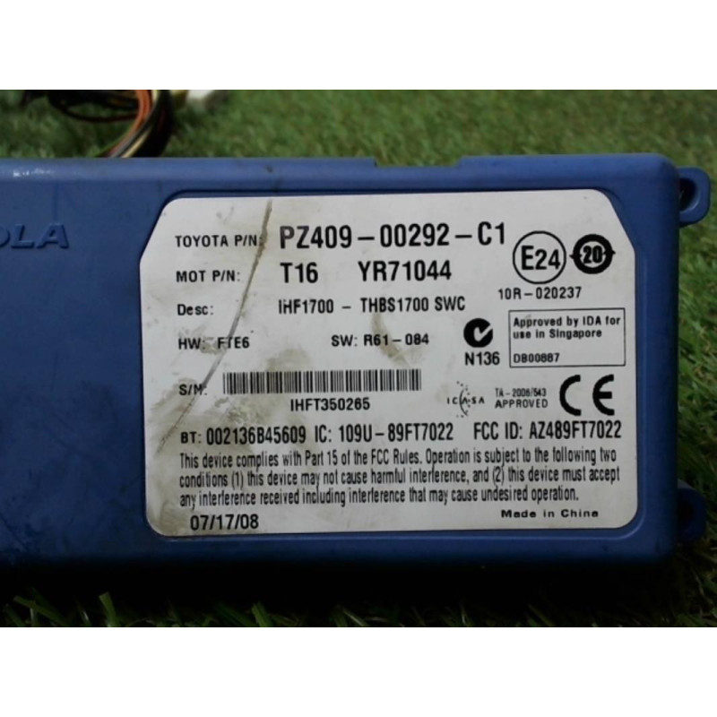 Autoradio d'origine TOYOTA YARIS 2 PHASE 1 d’occasion