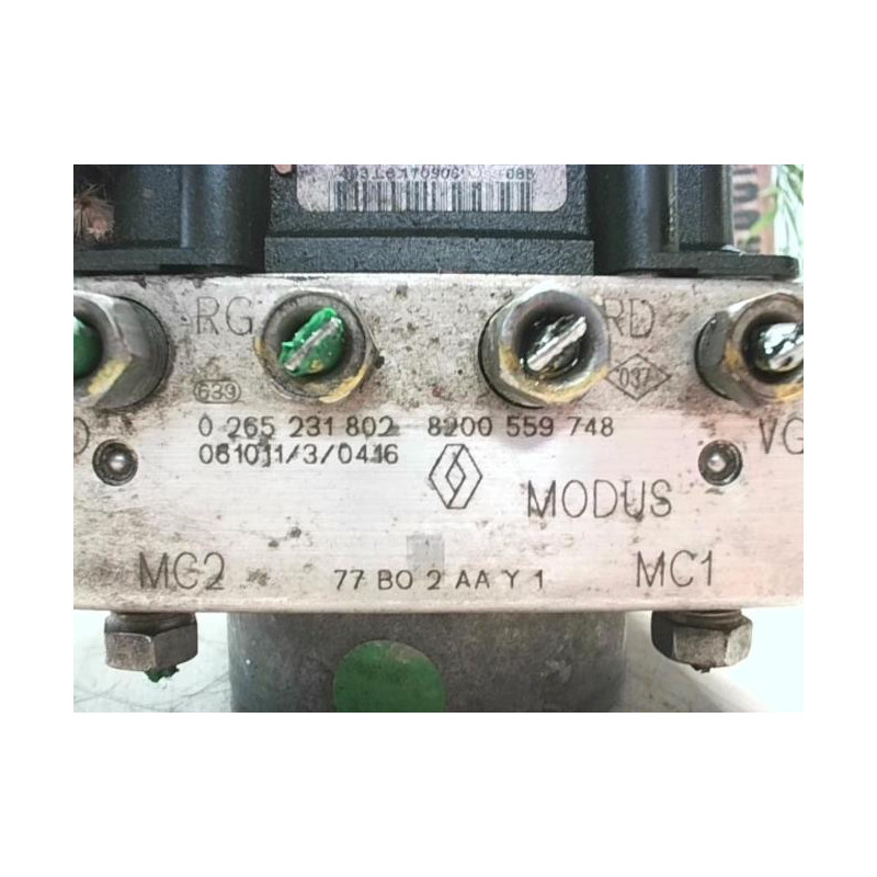 Bloc ABS (freins anti-blocage) RENAULT MODUS PHASE 1 d’occasion
