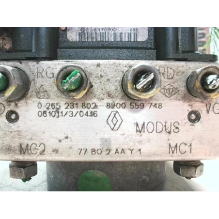 Bloc ABS (freins anti-blocage) RENAULT MODUS PHASE 1 d’occasion