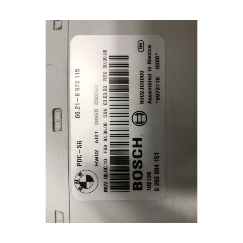 Boitier d'aide au stationnement BMW SERIE 3 E90 PHASE 1 d’occasion