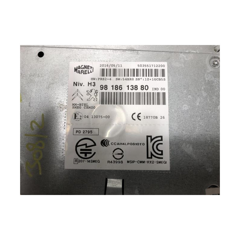 Autoradio d'origine PEUGEOT 308 2 PHASE 1 d’occasion