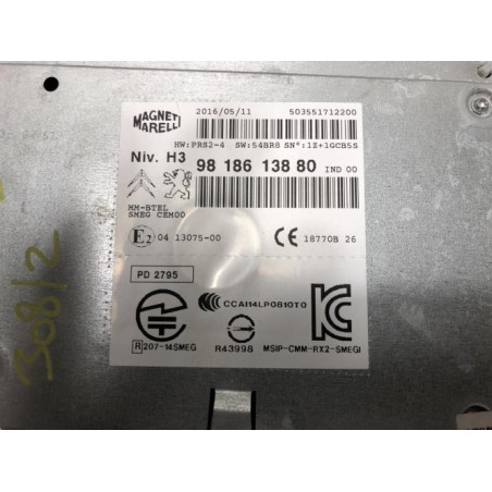 Autoradio d'origine PEUGEOT 308 2 PHASE 1 d’occasion